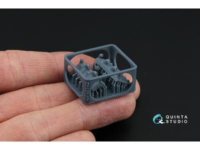 Yakovlev Yak-7b / Yak-9d - Ratchet And Early Exhaust (3d-printed / For Zvezda Kits) - zdjęcie 3