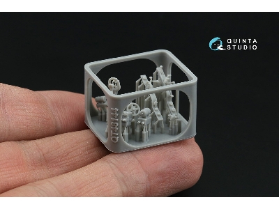 Yakovlev Yak-7b / Yak-9d - Cockpit Set (3d-printed / For Zvezda Kits) - zdjęcie 3