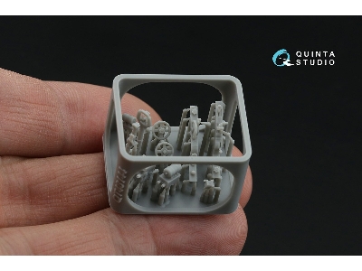 Yakovlev Yak-7b / Yak-9d - Cockpit Set (3d-printed / For Zvezda Kits) - zdjęcie 4