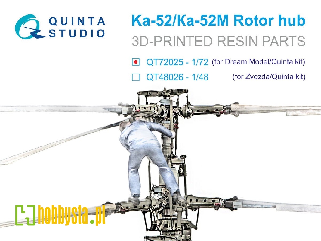 Kamov Ka-52 - Rotor Hub (For Dream Model And Quinta Kits) - zdjęcie 1