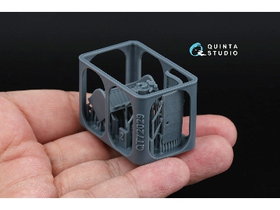 Kamov Ka-52 / Ка-52 М - Engine With Bay And Cover, Portside (For Dream Model And Quinta Kits) - zdjęcie 2