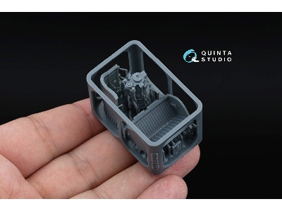 Kamov Ka-52 / Ка-52 М - Engine With Bay And Cover, Portside (For Dream Model And Quinta Kits) - zdjęcie 3