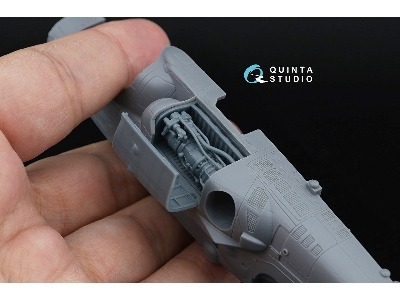 Kamov Ka-52 / Ка-52 М - Engine With Bay And Cover, Portside (For Dream Model And Quinta Kits) - zdjęcie 6