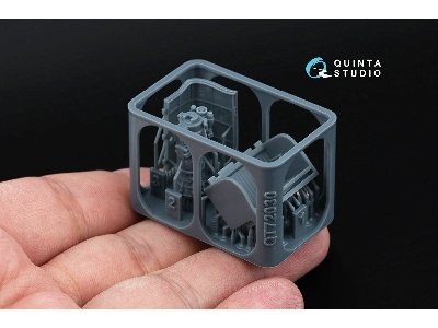 Kamov Ka-52 / Ка-52 М - Engine With Bay And Cover, Starboard (For Dream Model And Quinta Kits) - zdjęcie 2