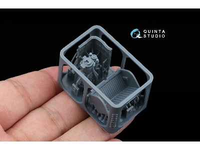 Kamov Ka-52 / Ка-52 М - Engine With Bay And Cover, Starboard (For Dream Model And Quinta Kits) - zdjęcie 3