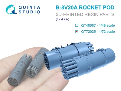 B-8v20a - Rocket Pods (2 Pcs / For All Kits) - zdjęcie 1
