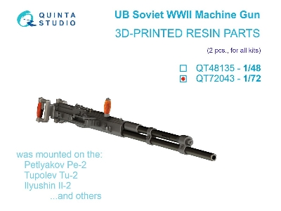 Soviet Wwii Ub Machine Gun (2 Pcs / For All Kits) - zdjęcie 1