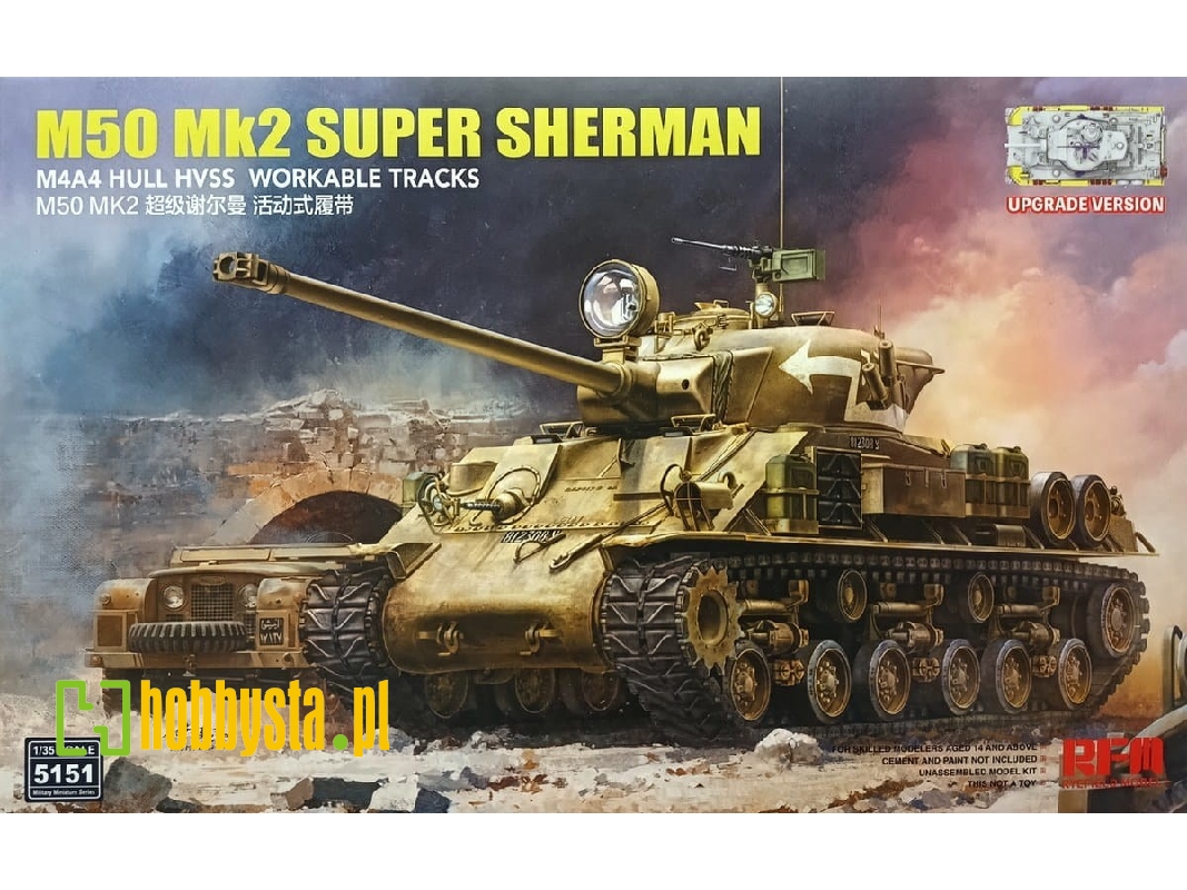 M50 Mk.2 Super Sherman (M4a4) Upgrade Version - zdjęcie 1