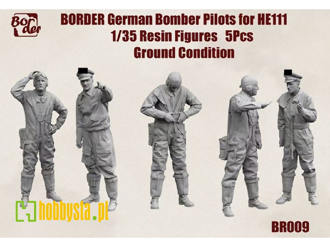 German Bomber Pilots For He 111 - Ground Condition (5 Figures) - zdjęcie 1
