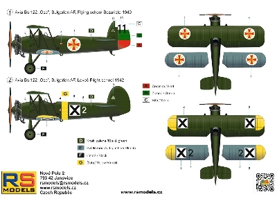 Avia Bš.122 Bulgarian Trainer From Wwii - zdjęcie 2