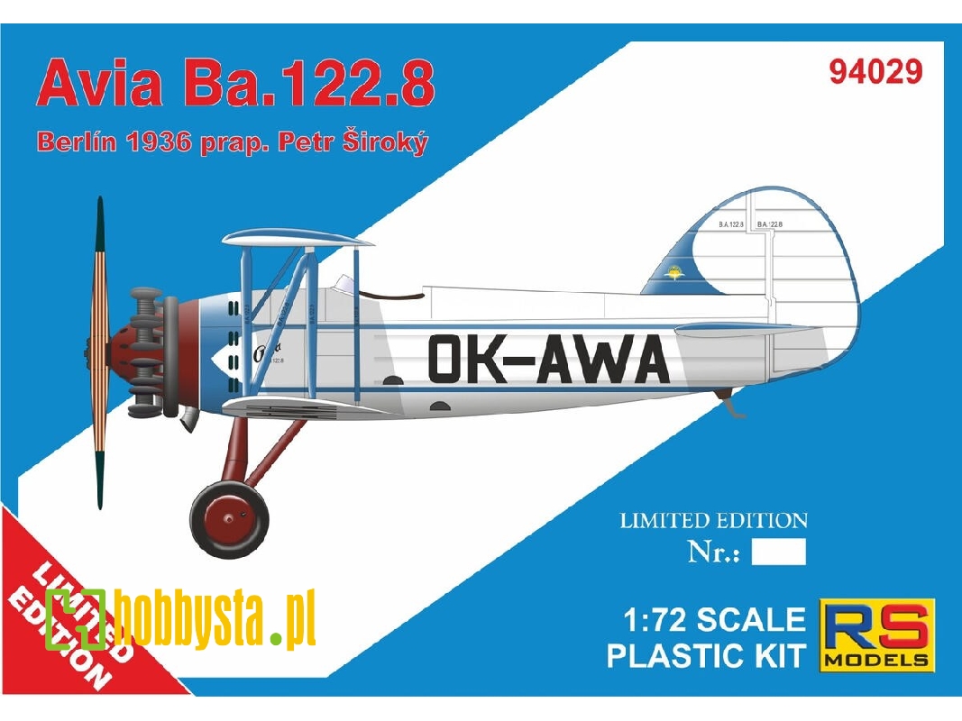 Avia Ba.122.8 - Berlin 1936 - zdjęcie 1
