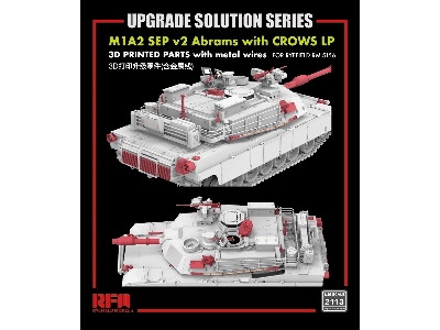 M1a2 Sep V2 Abrams With Crows Lp - Upgrade Solution Series (For Rfm 5156 Kit) - zdjęcie 2
