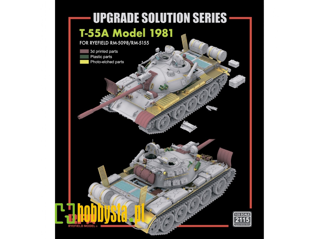T-55 A Model 1981 - Upgrade Solution Series (For Rfm 5098 And 5155 Kits) - zdjęcie 1