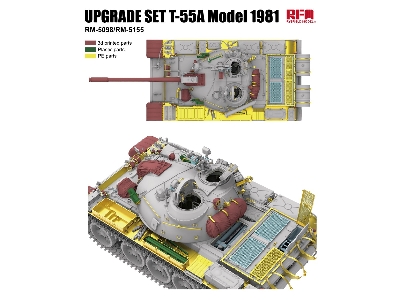 T-55 A Model 1981 - Upgrade Solution Series (For Rfm 5098 And 5155 Kits) - zdjęcie 2
