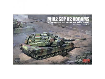 M1a2 Sep V2 Abrams With Trophy Aps & Crows Lp Workable Tracks - zdjęcie 1