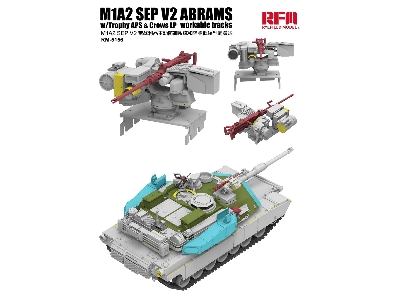 M1a2 Sep V2 Abrams With Trophy Aps & Crows Lp Workable Tracks - zdjęcie 4