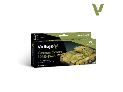 71206 Afv Color Set German Colors 1940-1945 - zdjęcie 1