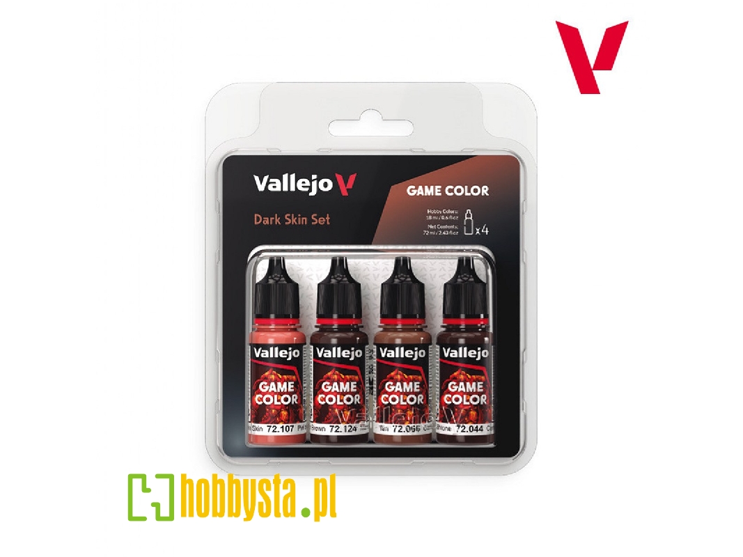 72387 Dark Skin Color Set: - zdjęcie 1