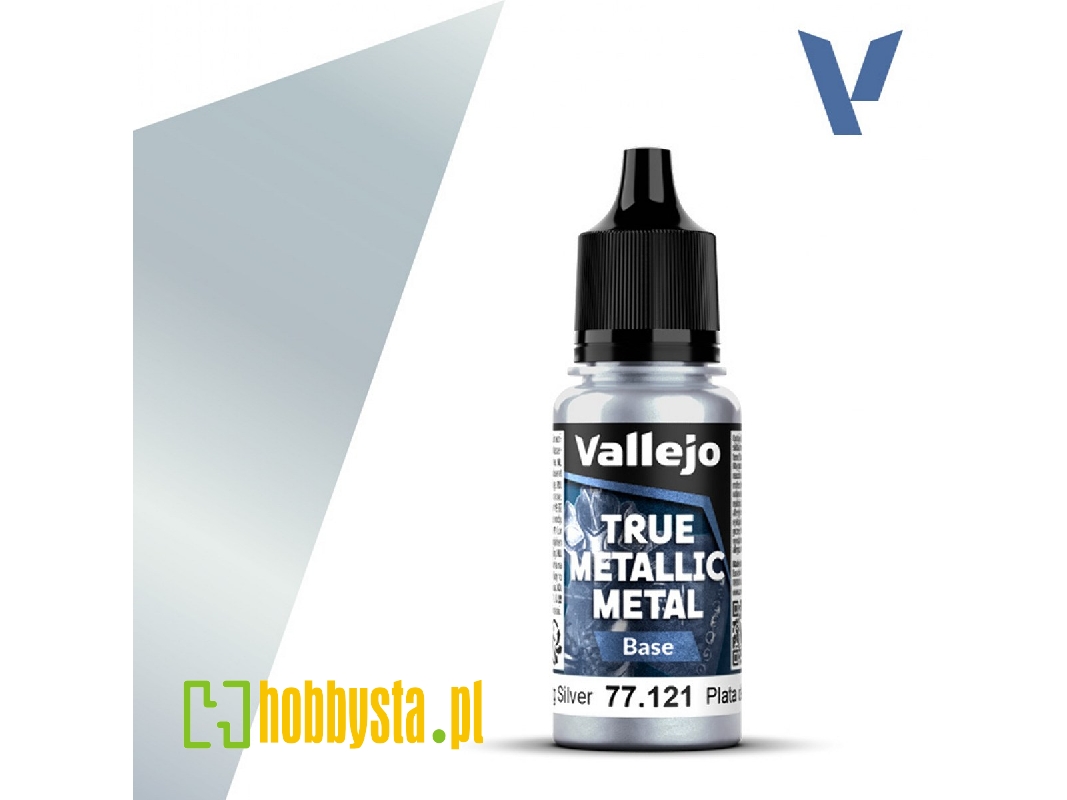 77121 True Metallic Metal Base - Sterling Silver - zdjęcie 1