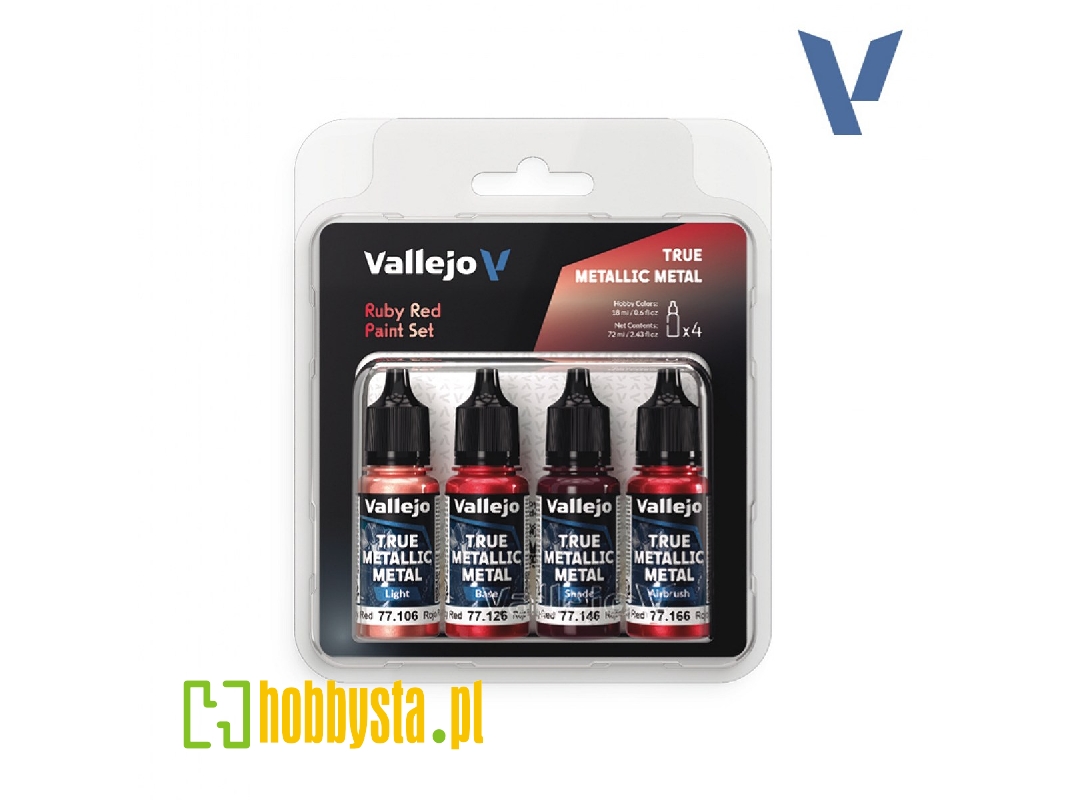 77254 True Metallic Metal Set - Ruby Red - zdjęcie 1