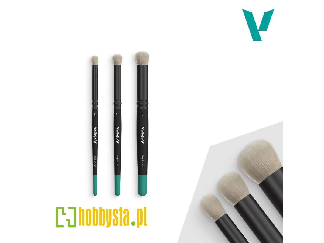 Brush - Drybrush - Natural Set (S, M, L) - zdjęcie 1
