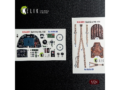 Supermarine Spitfire Mk Viii - Interior 3d-decals (For Airfix Kits) - zdjęcie 2