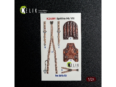 Supermarine Spitfire Mk Viii - Interior 3d-decals (For Airfix Kits) - zdjęcie 5