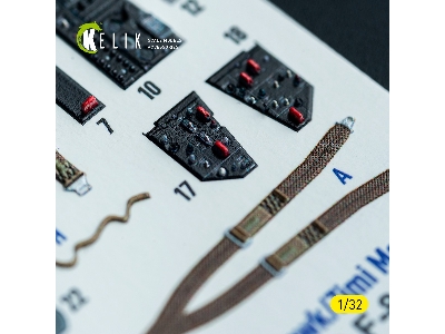 North American F-86 D Sabre - Interior 3d-decals (For Kitty Hawk & Zimi Models Kits) - zdjęcie 6