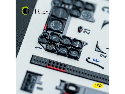 North American F-86 D Sabre - Interior 3d-decals (For Kitty Hawk & Zimi Models Kits) - zdjęcie 8