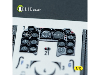 North American F-86 D Sabre - Interior 3d-decals (For Kitty Hawk & Zimi Models Kits) - zdjęcie 9