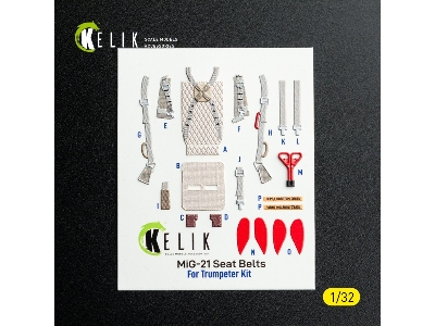 Mikoyan Mig-21 F-13 Export Version- Interior 3d Decals (For Trumpeter Kits) - zdjęcie 2