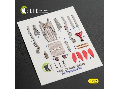 Mikoyan Mig-21 F-13 Export Version- Interior 3d Decals (For Trumpeter Kits) - zdjęcie 3