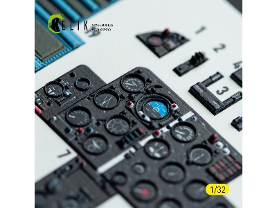 Mikoyan Mig-21 F-13 Export Version- Interior 3d Decals (For Trumpeter Kits) - zdjęcie 15
