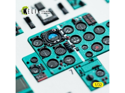 Mikoyan Mig-21 F-13 - Interior 3d Decals (For Trumpeter Kits) - zdjęcie 6