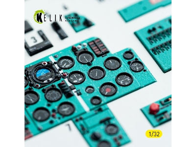 Mikoyan Mig-21 F-13 - Interior 3d Decals (For Trumpeter Kits) - zdjęcie 7