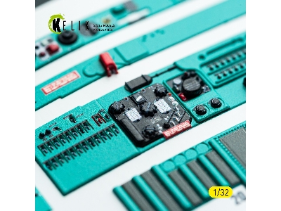 Mikoyan Mig-21 F-13 - Interior 3d Decals (For Trumpeter Kits) - zdjęcie 8