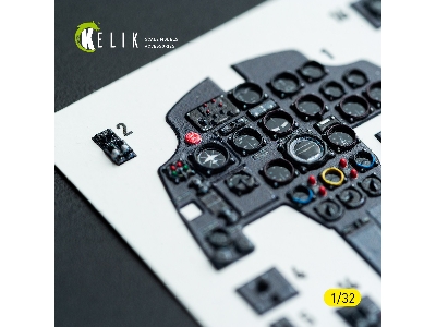 Messerschmitt Bf-110 D - Interior 3d Decals (For Dragon / Hobby 2000 Kits) - zdjęcie 3