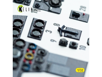 Messerschmitt Bf-110 D - Interior 3d Decals (For Dragon / Hobby 2000 Kits) - zdjęcie 7