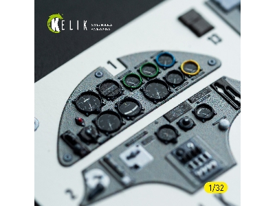 Henschel Hs-123 A-1 - Interior 3d Decals (For Icm Kits) - zdjęcie 4