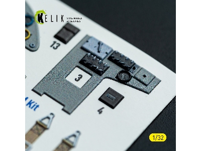 Henschel Hs-123 A-1 - Interior 3d Decals (For Icm Kits) - zdjęcie 6