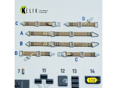 Junkers Ju-87 G Stuka - Interior 3d-decals (For Hasegawa Kits) - zdjęcie 4