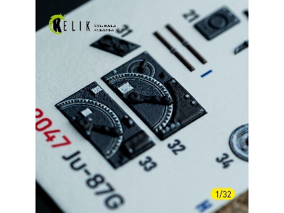 Junkers Ju-87 G Stuka - Interior 3d-decals (For Hasegawa Kits) - zdjęcie 7