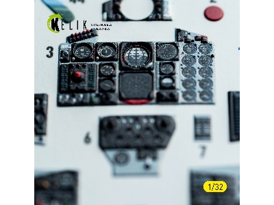 Mcdonnel Douglas F-4 C Phantom - Interior 3d-decals (For Tamiya Kits) - zdjęcie 4