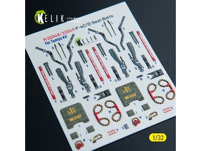 Mcdonnel Douglas F-4 C Phantom - Interior 3d-decals (For Tamiya Kits) - zdjęcie 8