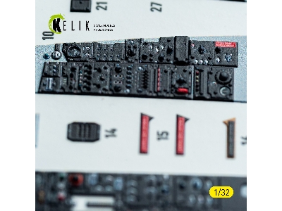 Mcdonnel Douglas F-4 C Phantom - Interior 3d-decals (For Tamiya Kits) - zdjęcie 12