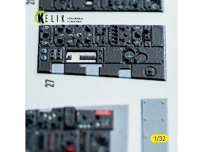 Mcdonnel Douglas F-4 C Phantom - Interior 3d-decals (For Tamiya Kits) - zdjęcie 13