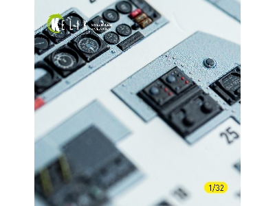 Mcdonnel Douglas F-4 C Phantom - Interior 3d-decals (For Tamiya Kits) - zdjęcie 15