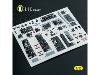 Mcdonnel Douglas F-4 D Phantom - Interior 3d-decals (For Tamiya Kits) - zdjęcie 9
