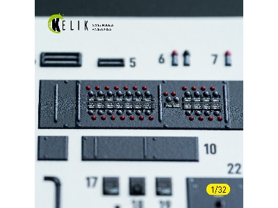 Junkers Ju-87 D Stuka - Interior 3d-decals (For Hasegawa Kits) - zdjęcie 4