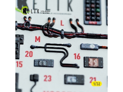 Mcdonnell Douglas F-15 C (Early) - Interior 3d-decals (For Tamiya Kits) - zdjęcie 4